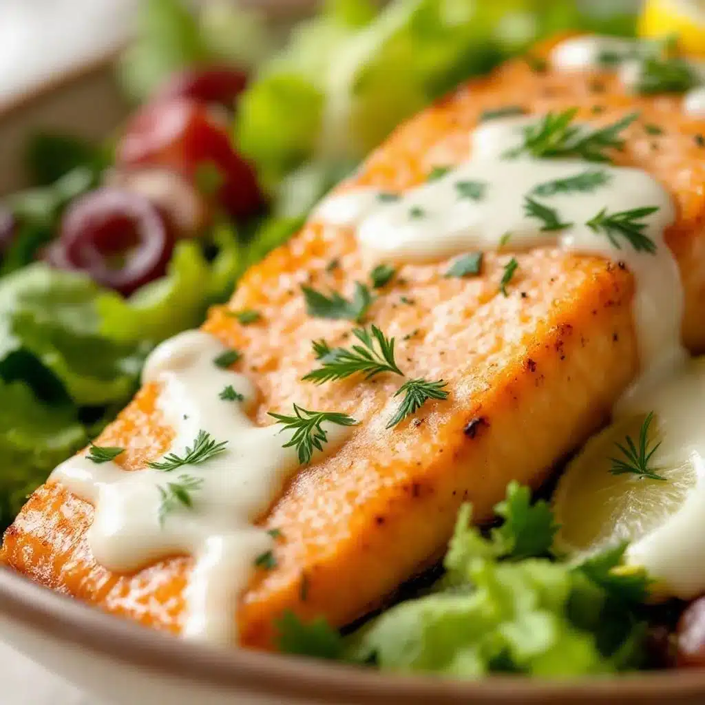 crispy baked salmon - featured image