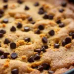 Crispy Brown Butter Chocolate Chip Skillet Cookie - featured image