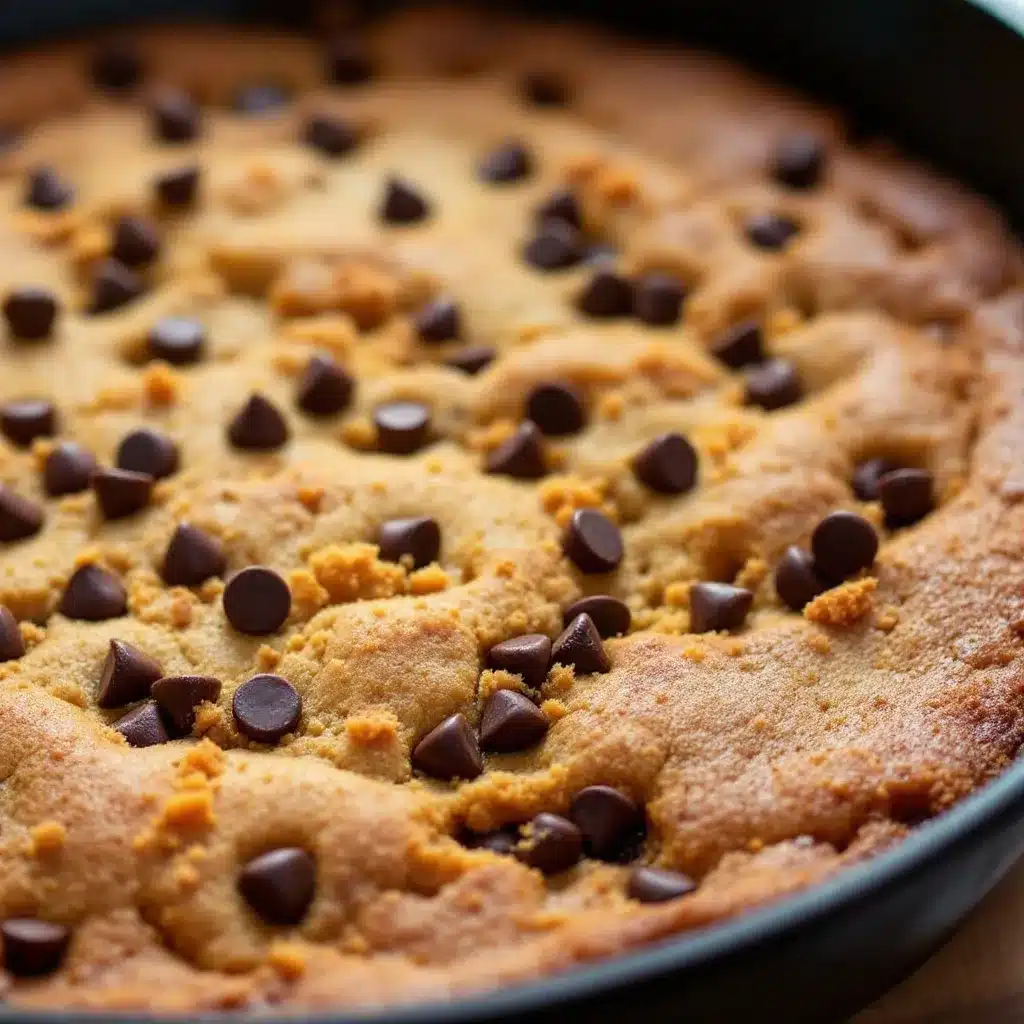 Crispy Brown Butter Chocolate Chip Skillet Cookie preparation steps