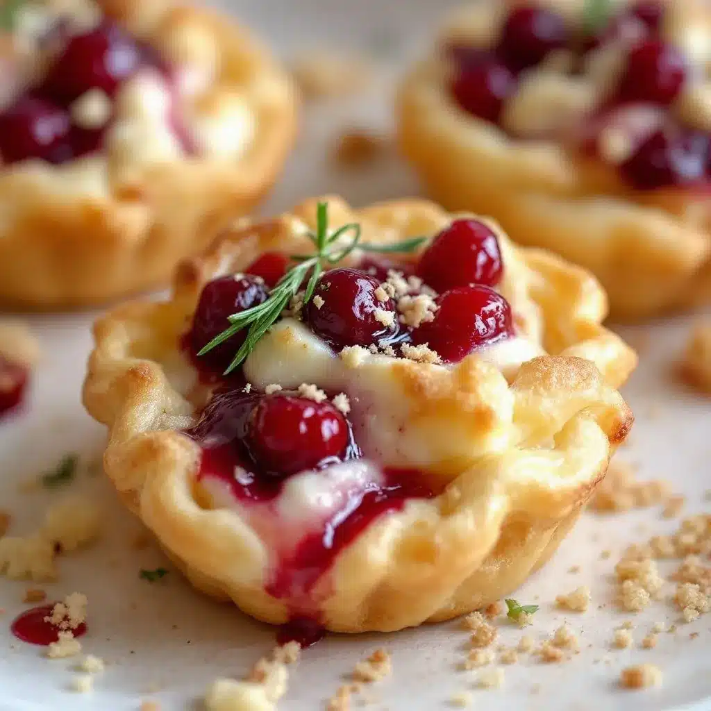 crispy cranberry brie bites preparation steps
