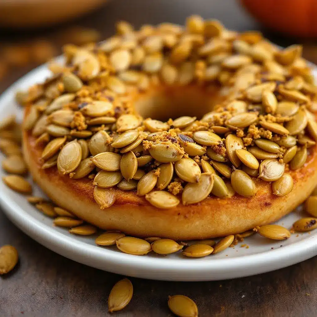 crispy everything bagel roasted pumpkin seeds preparation steps