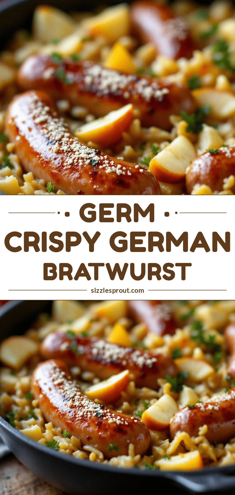 crispy german bratwurst skillet recipe