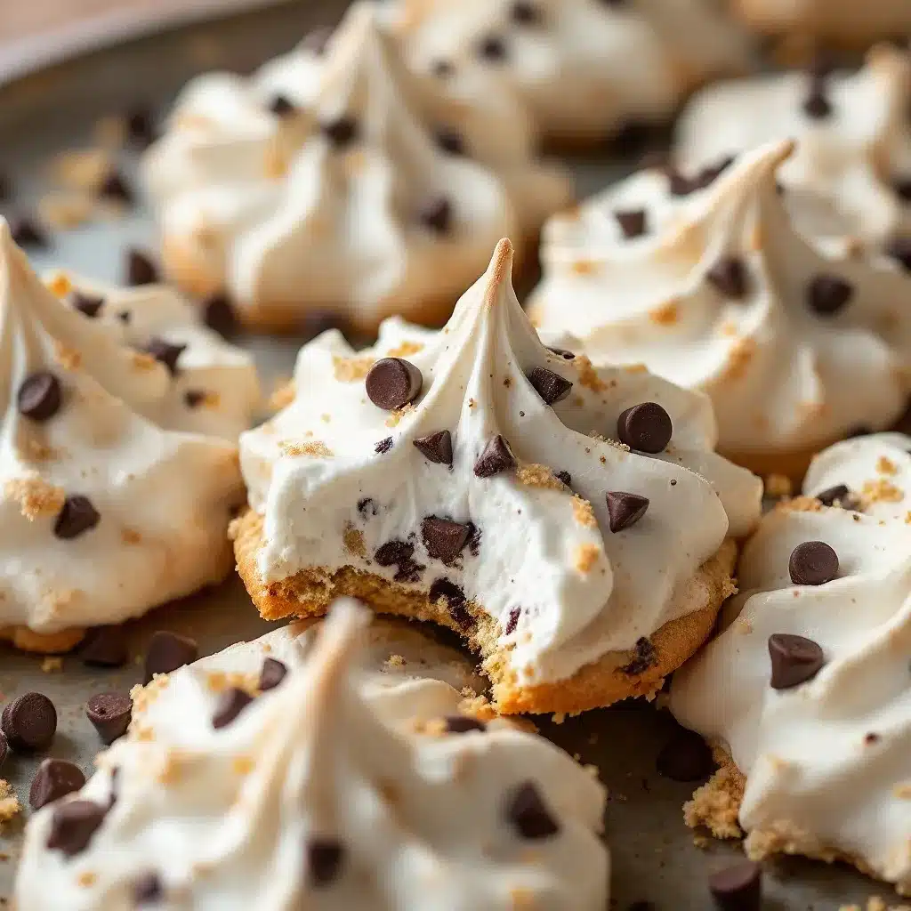 crispy ghost meringue cookies preparation steps