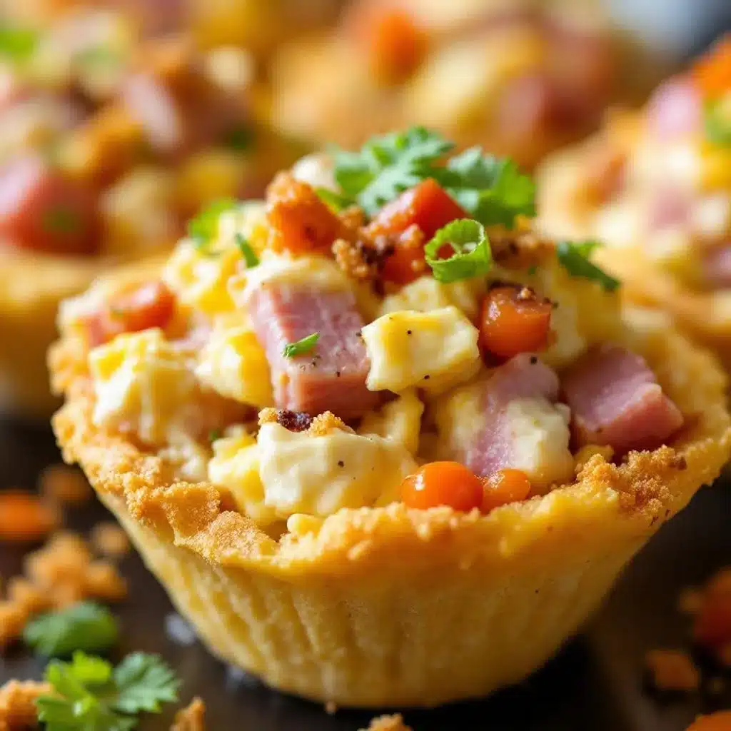 Crispy Halloween Deviled Ham Salad Cups - featured image