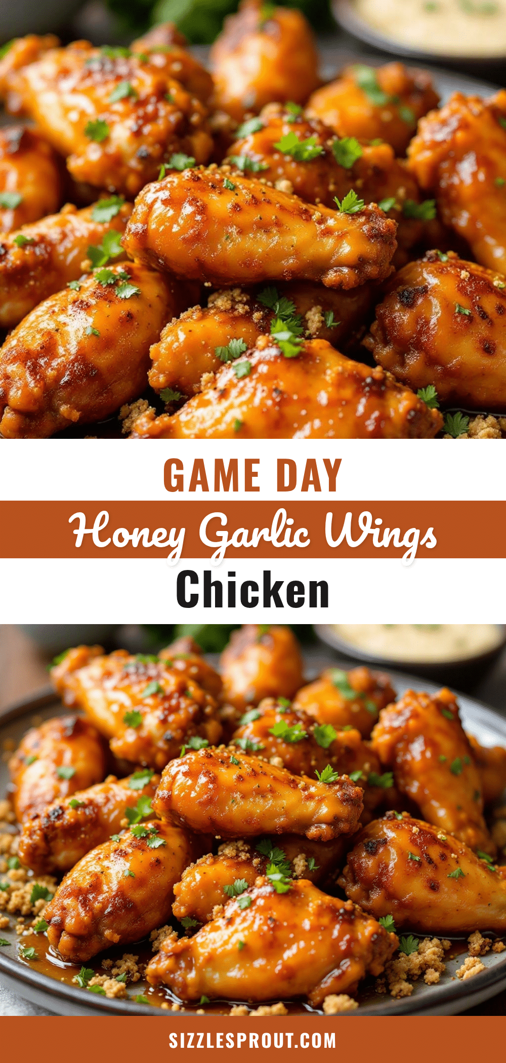 crispy honey garlic baked chicken wings recipe