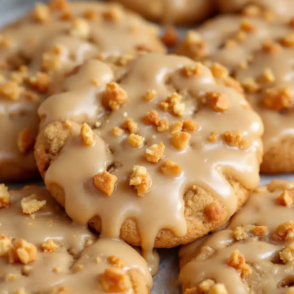 crispy iced apple cider cookies preparation steps