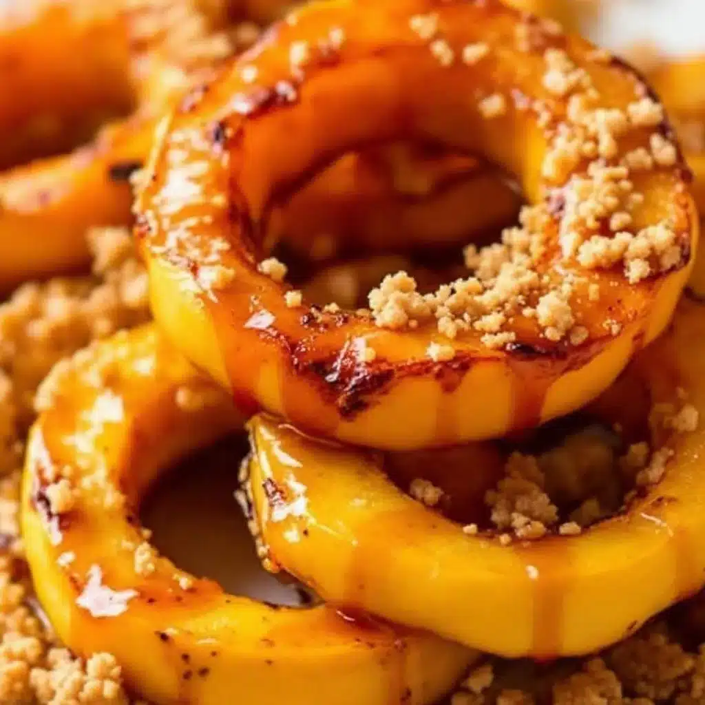 crispy roasted delicata squash - featured image