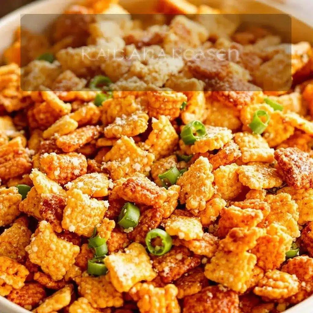 crispy savory ranch chex mix preparation steps