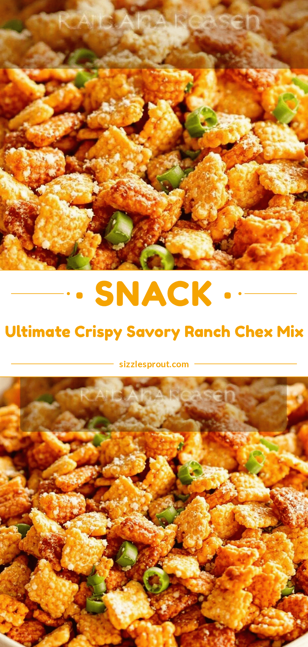 crispy savory ranch chex mix recipe