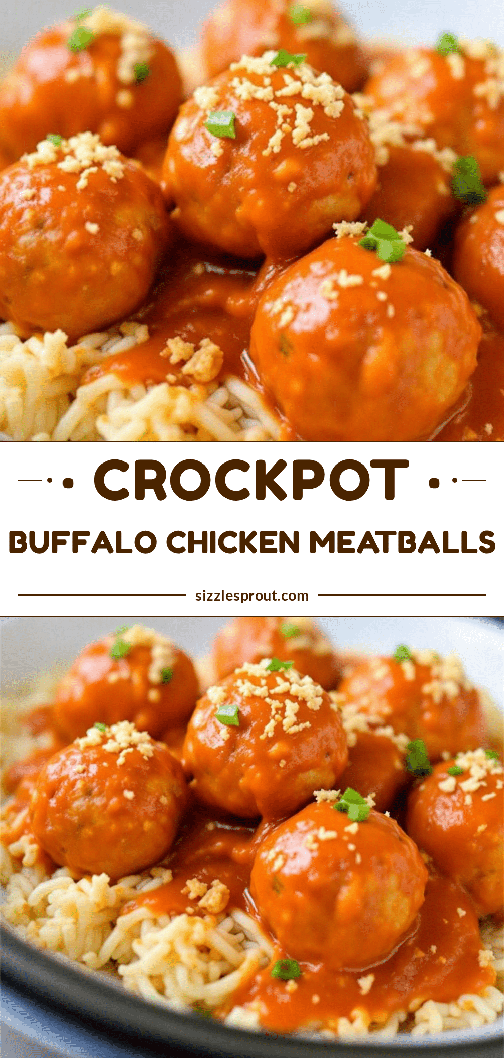crockpot buffalo chicken meatballs recipe