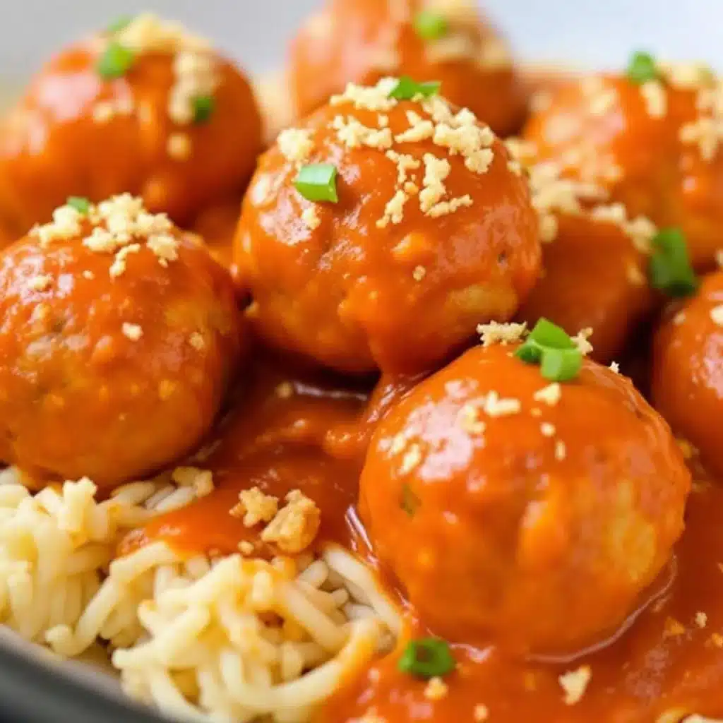 crockpot buffalo chicken meatballs - featured image
