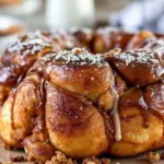 easy cinnamon roll monkey bread - featured image