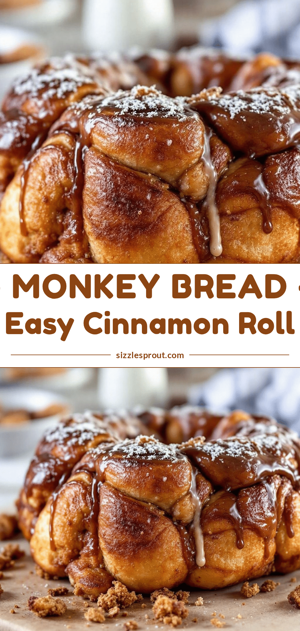 easy cinnamon roll monkey bread recipe