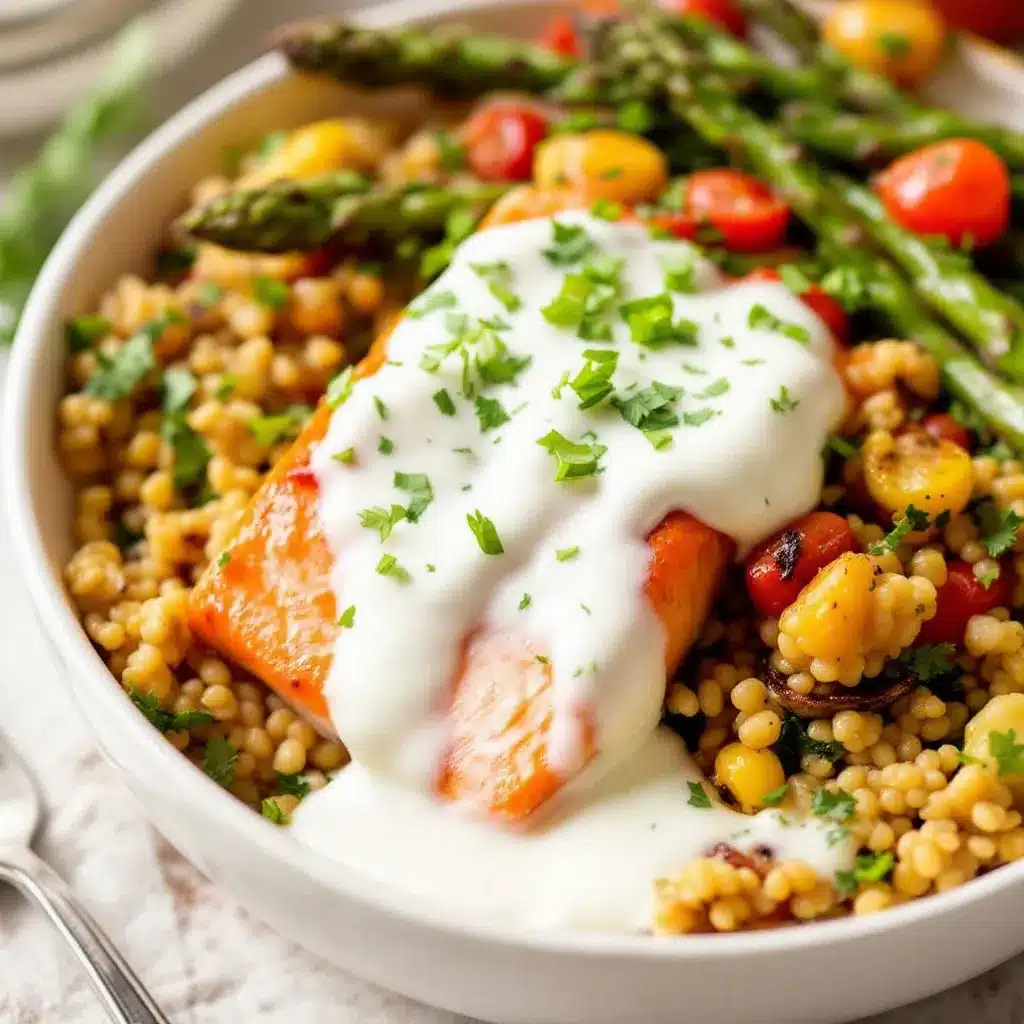 easy lemon herb salmon and asparagus preparation steps