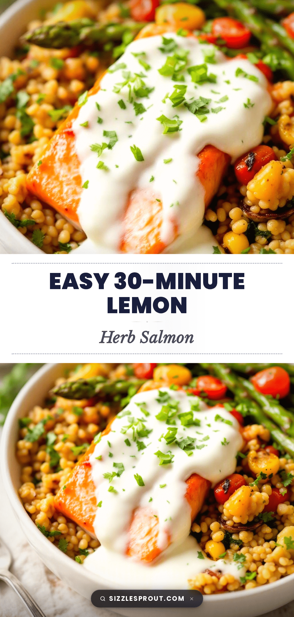 easy lemon herb salmon and asparagus recipe