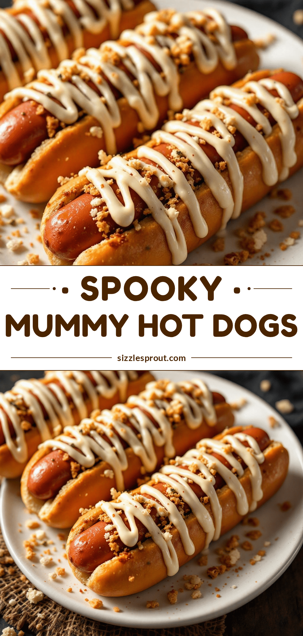 easy mummy hot dogs recipe
