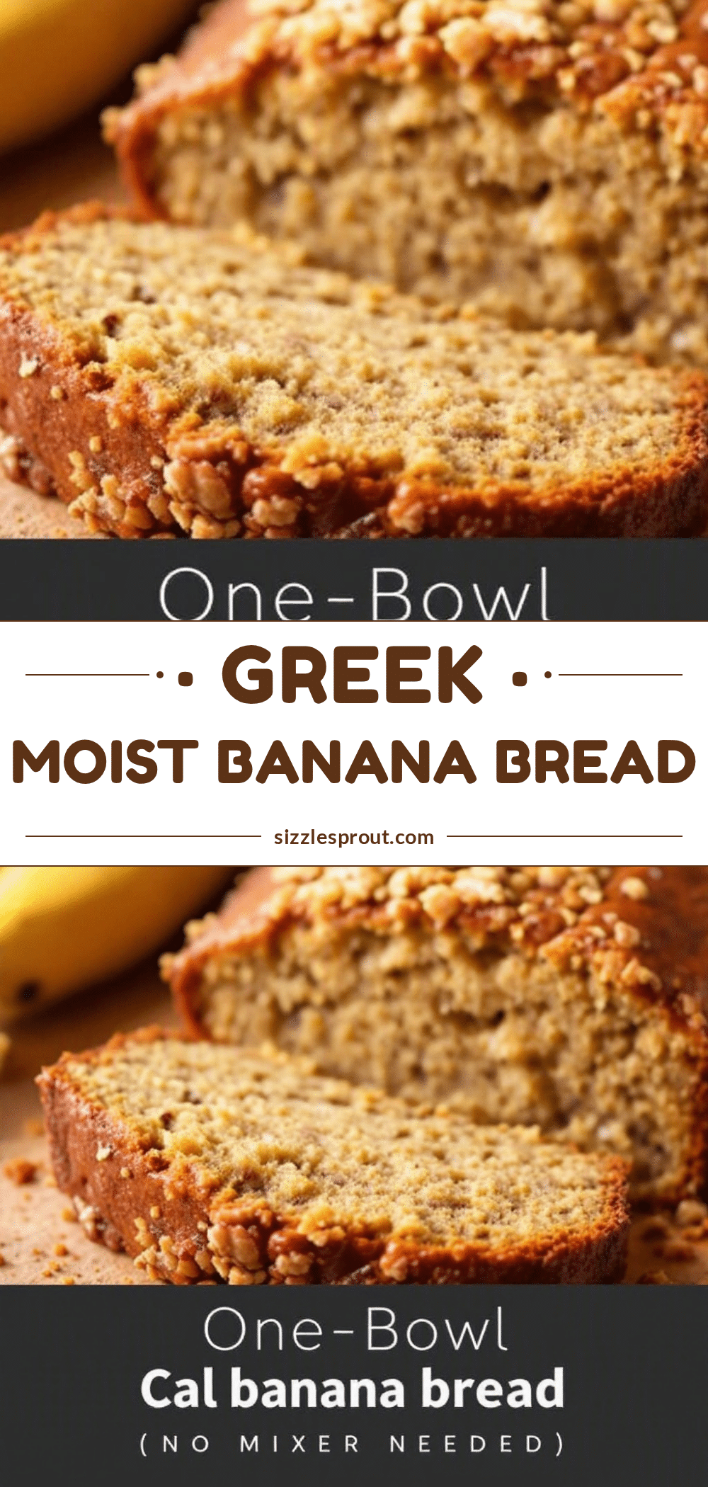 easy one-bowl moist banana bread recipe