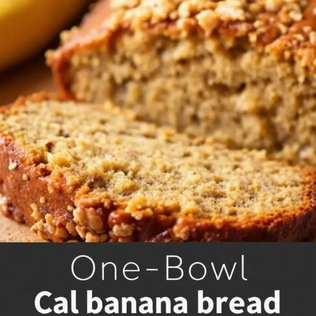 easy one-bowl moist banana bread - featured image