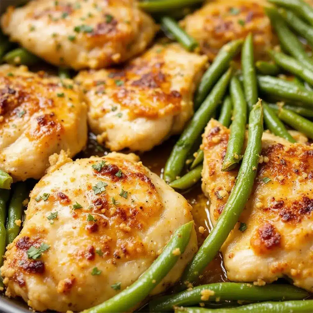 easy one pan garlic butter chicken thighs preparation steps