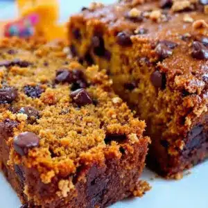 easy pumpkin chocolate chip bread - featured image