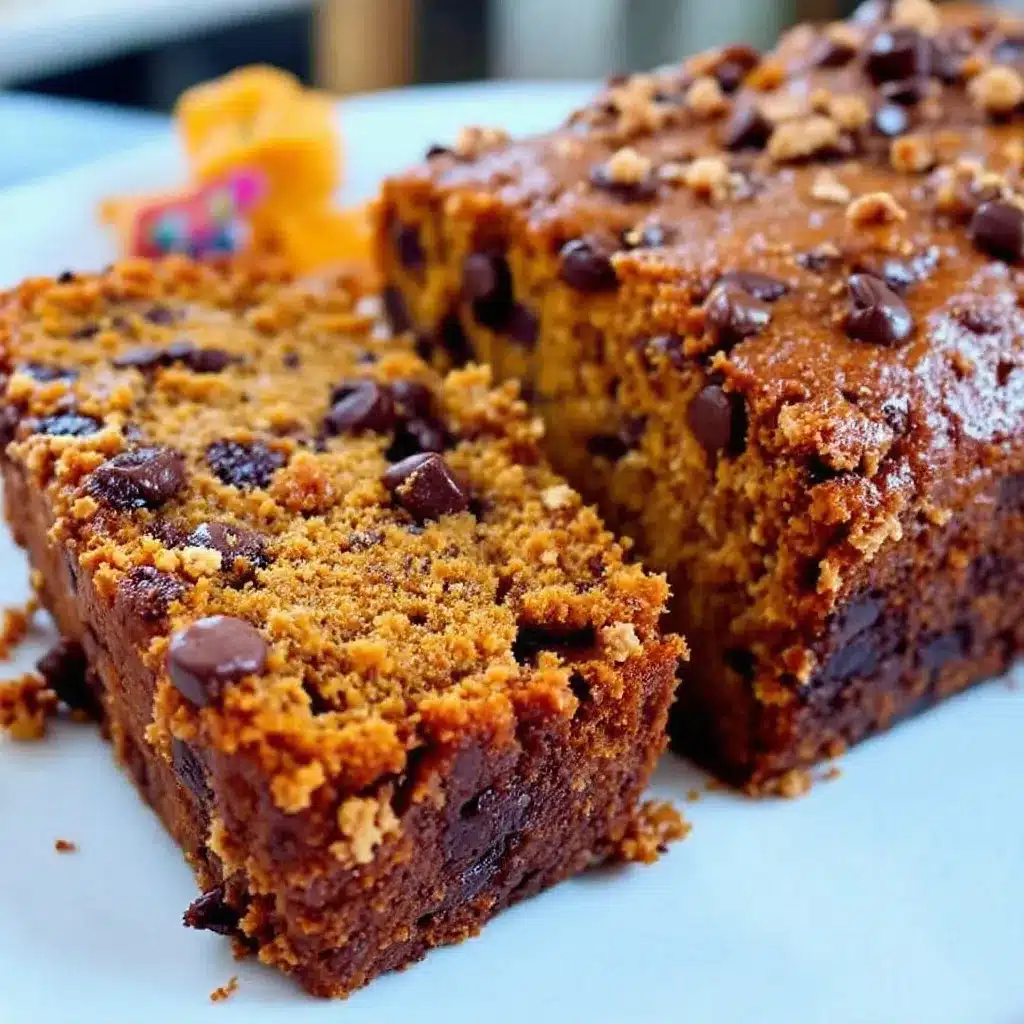 easy pumpkin chocolate chip bread preparation steps