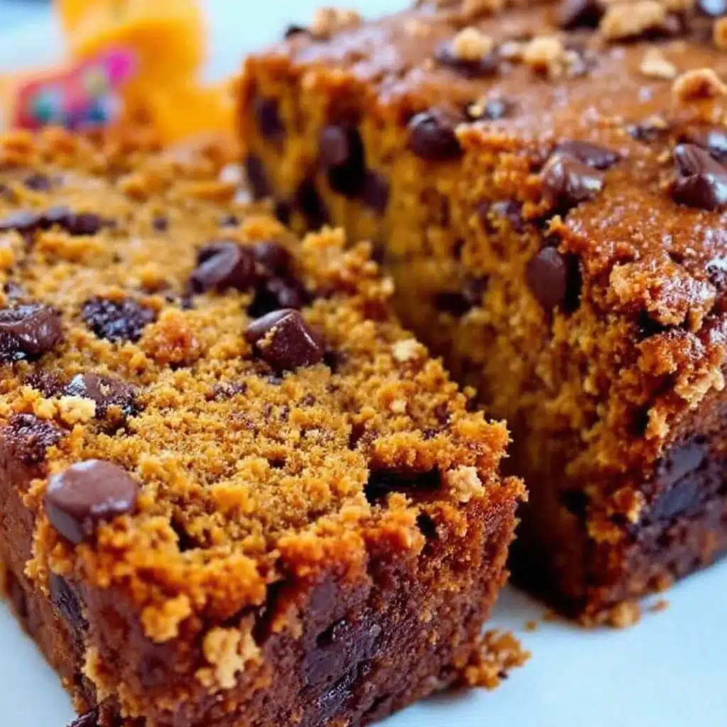 easy pumpkin chocolate chip bread - featured image