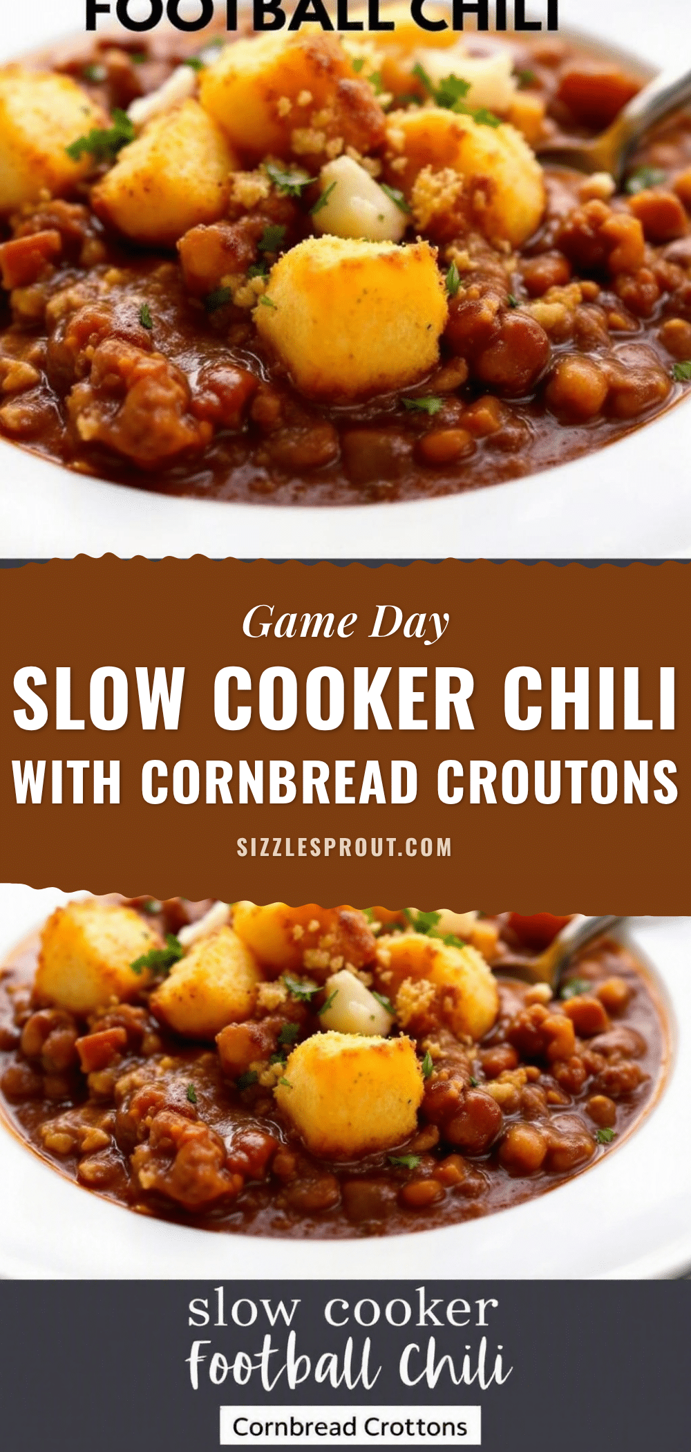 game day slow cooker chili recipe