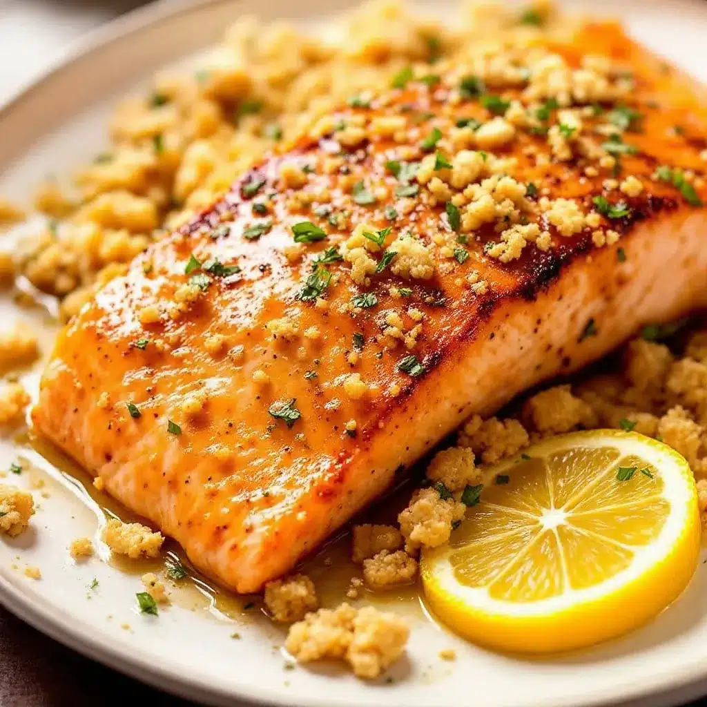 garlic butter salmon preparation steps