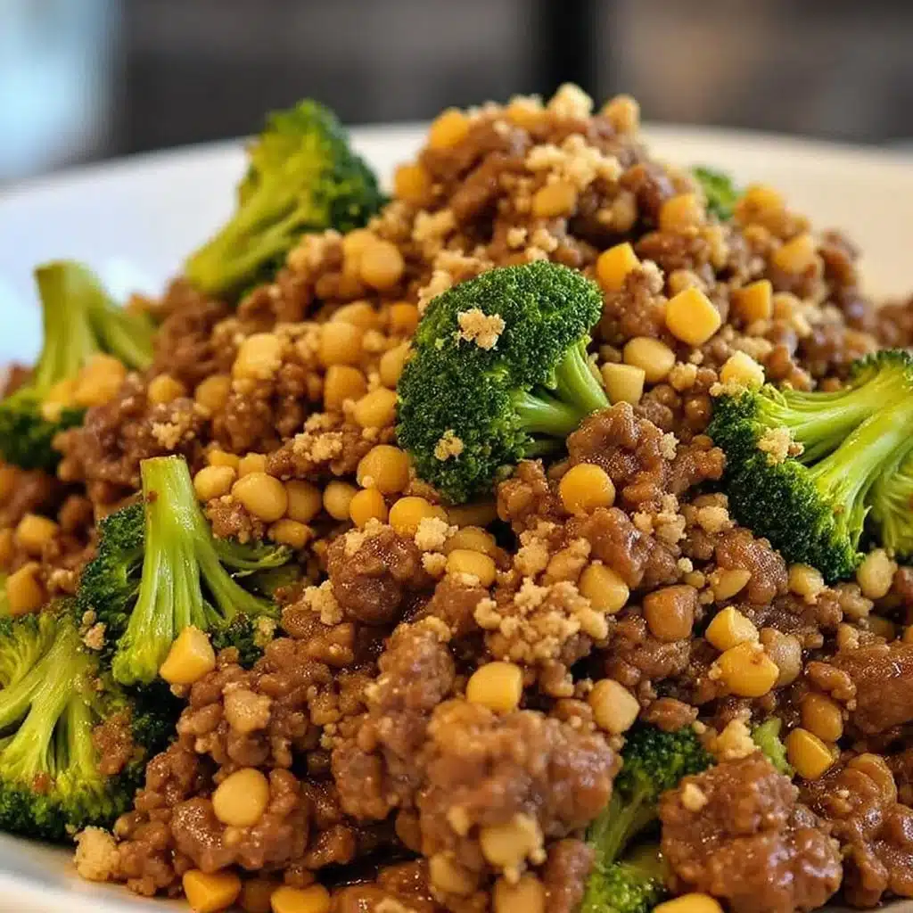 ground beef and broccoli stir fry - featured image