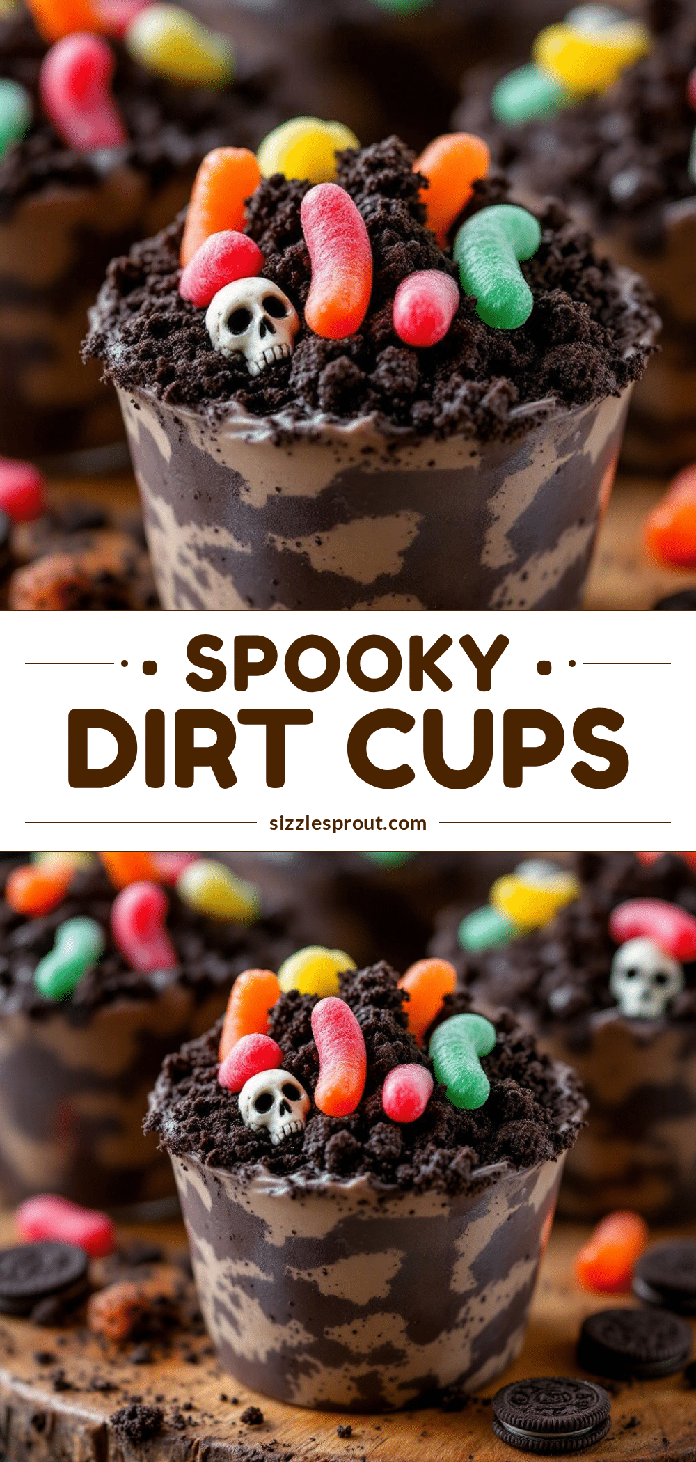 halloween dirt cups recipe
