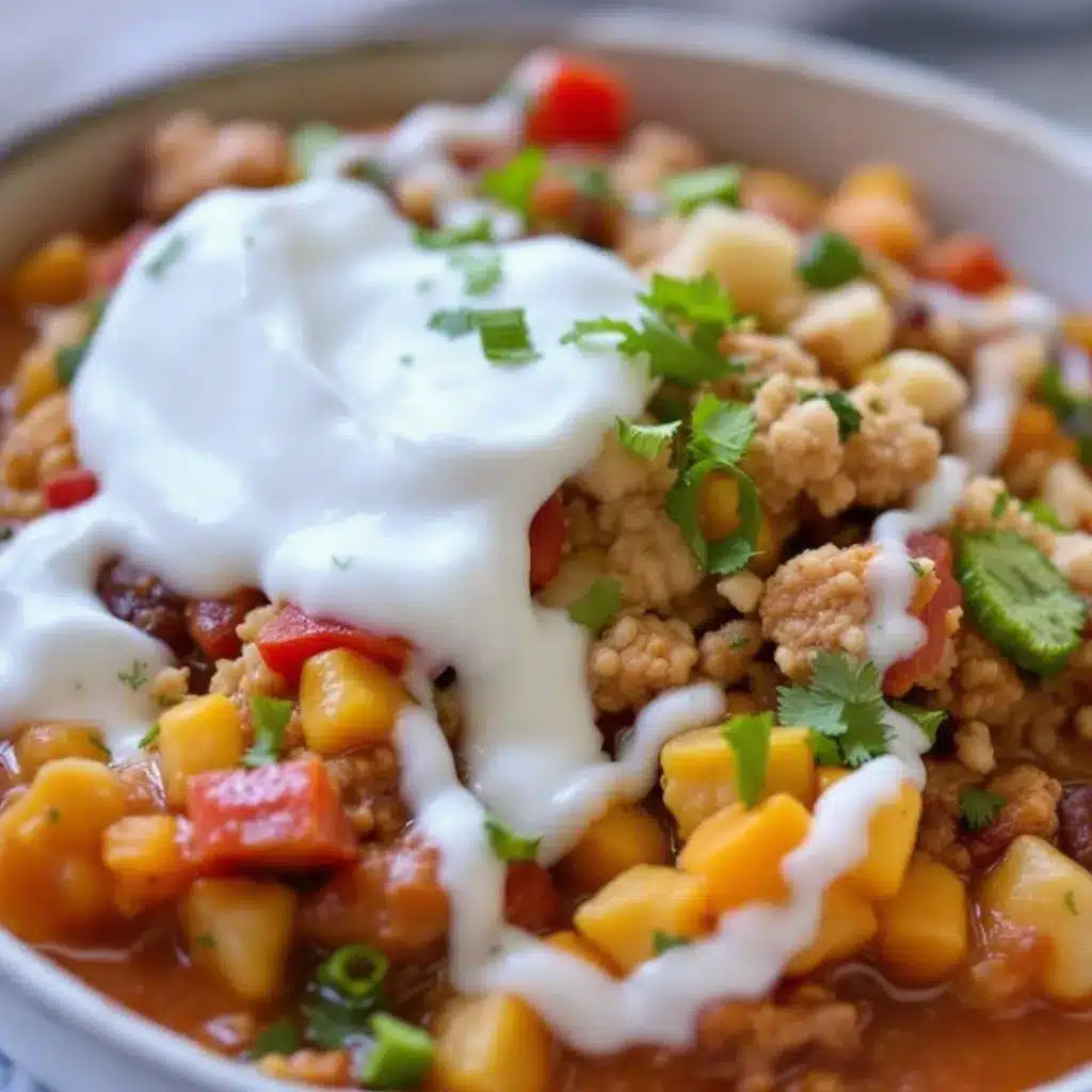 healthy turkey chili preparation steps