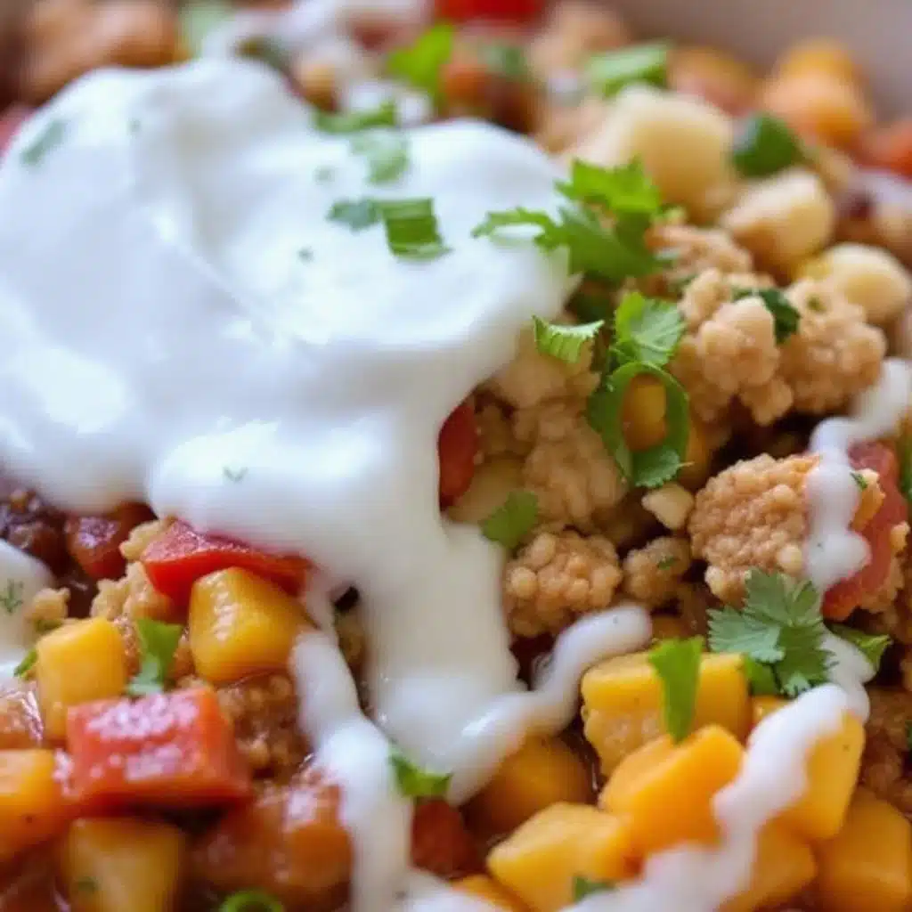 healthy turkey chili - featured image