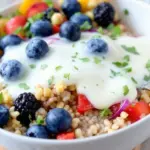 high-fiber overnight chia oats - featured image