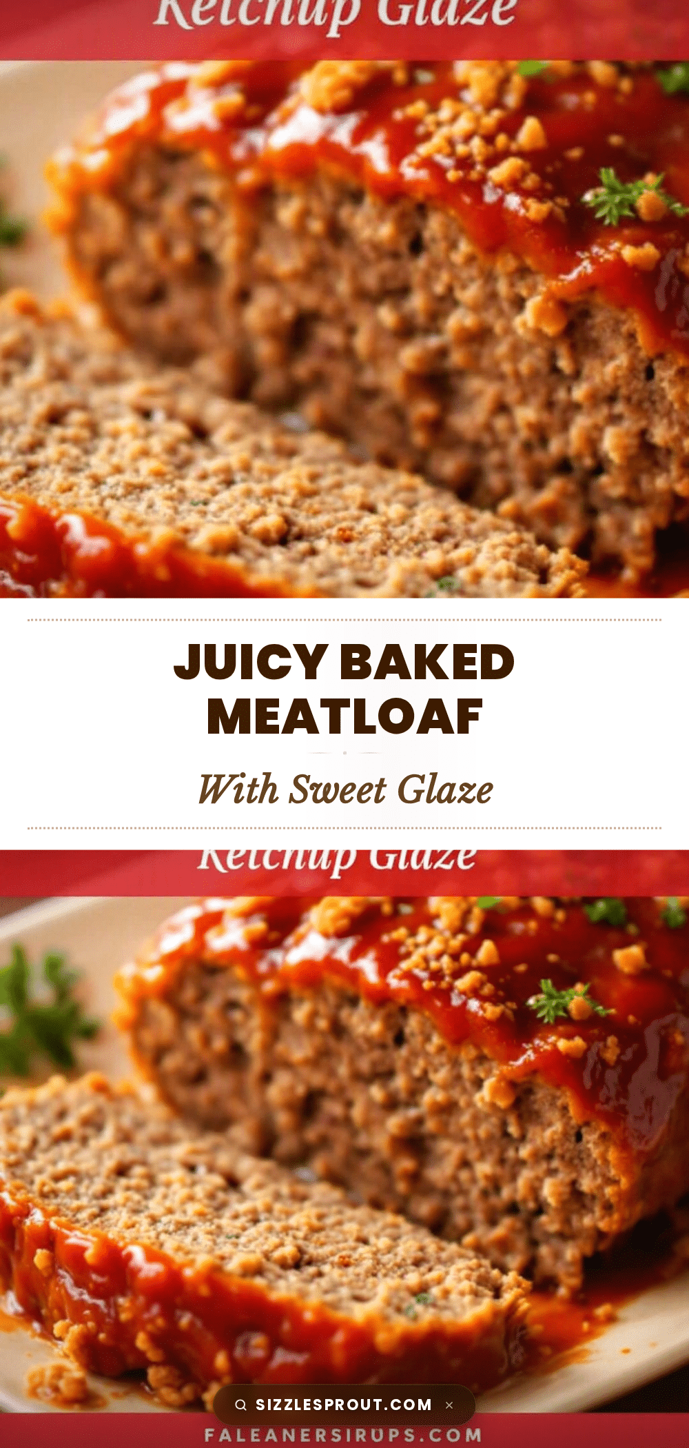 juicy baked meatloaf with sweet glaze recipe