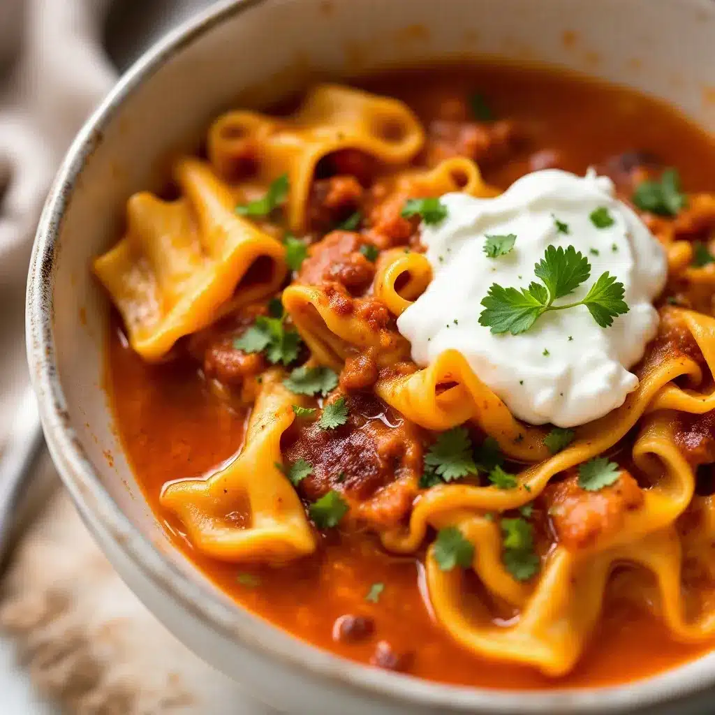 lasagna soup preparation steps