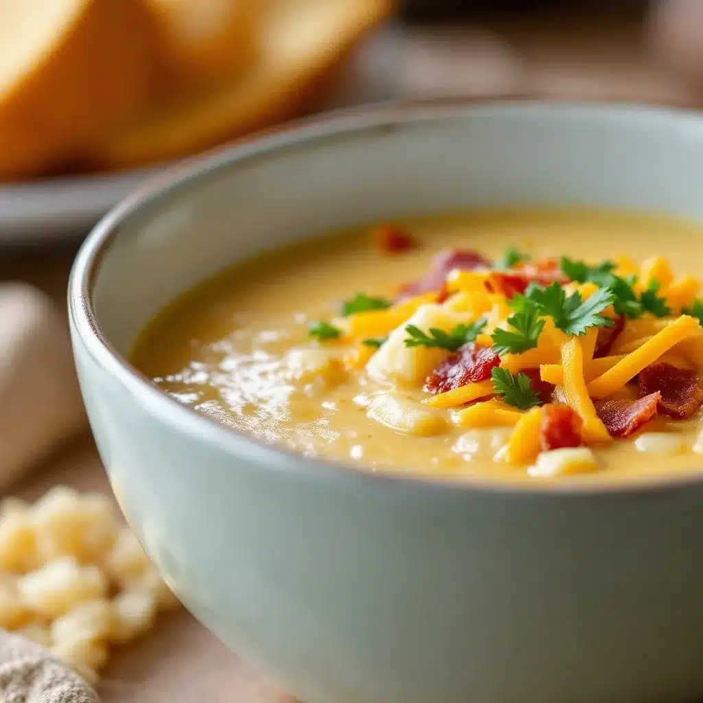 loaded baked potato soup preparation steps