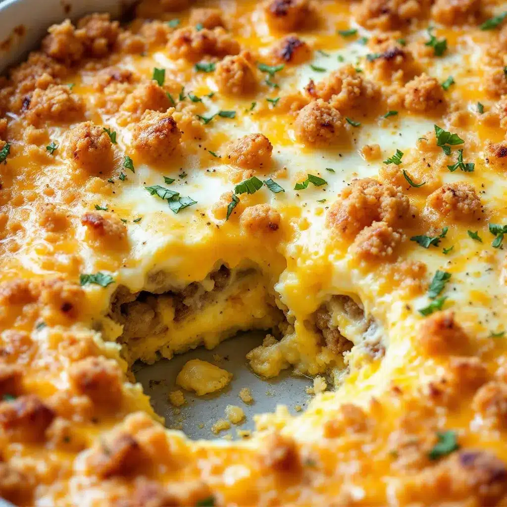 make-ahead sausage and egg breakfast casserole preparation steps