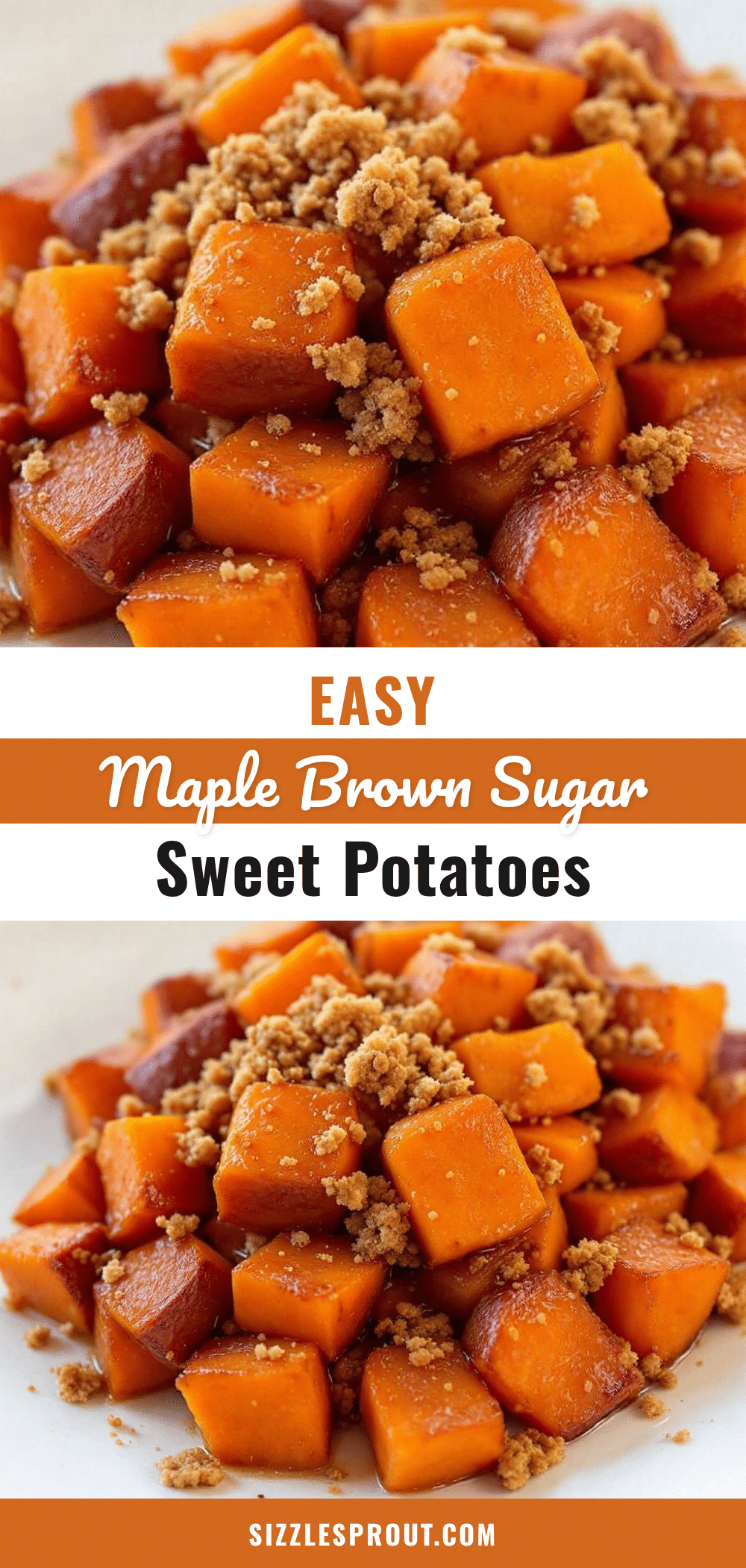 maple brown sugar candied sweet potatoes recipe