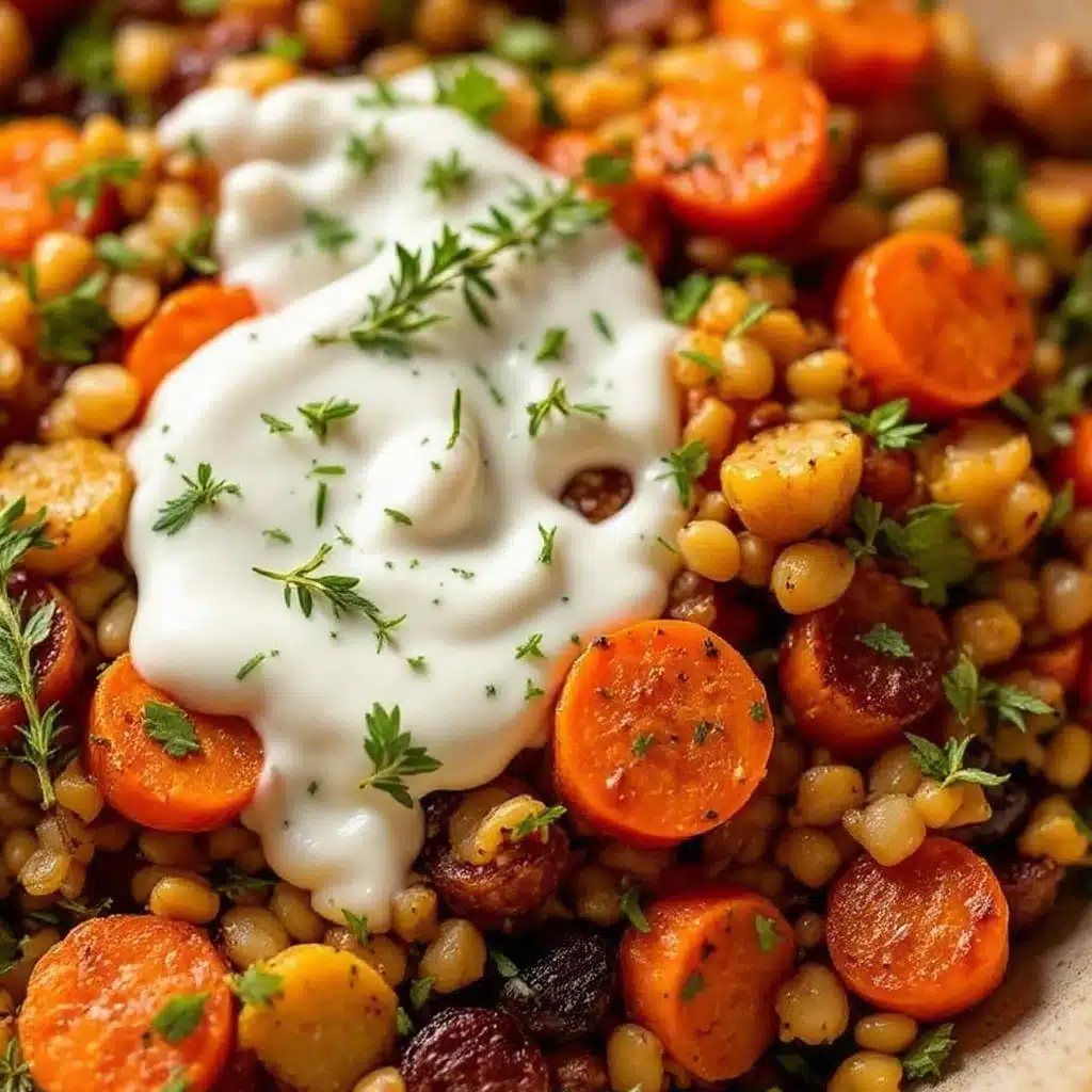 maple roasted carrots with thyme - featured image