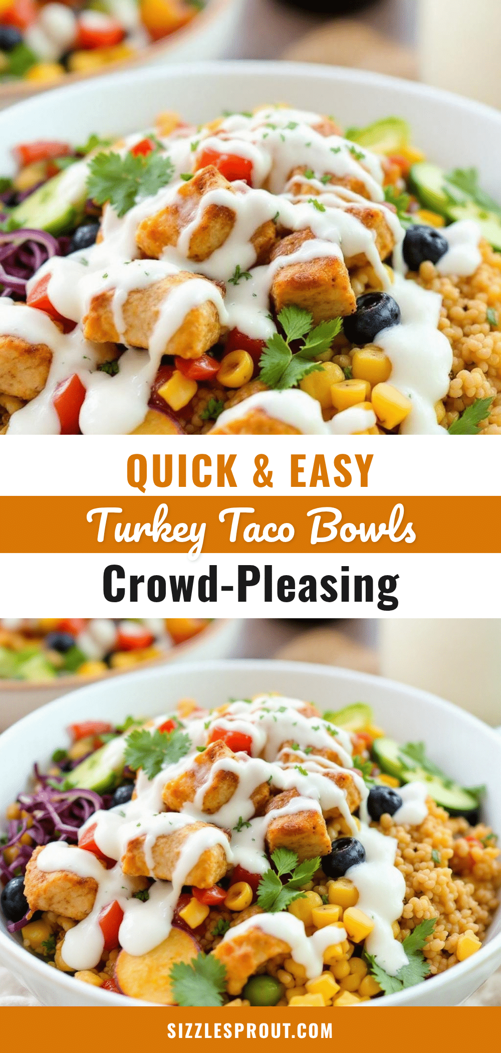 meal prep turkey taco bowls recipe