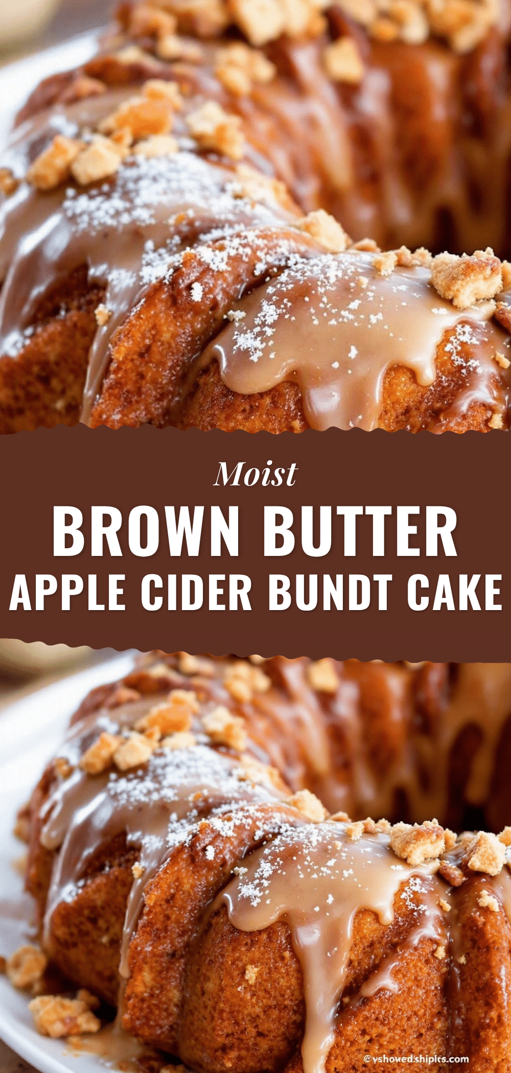 moist brown butter apple cider bundt cake recipe