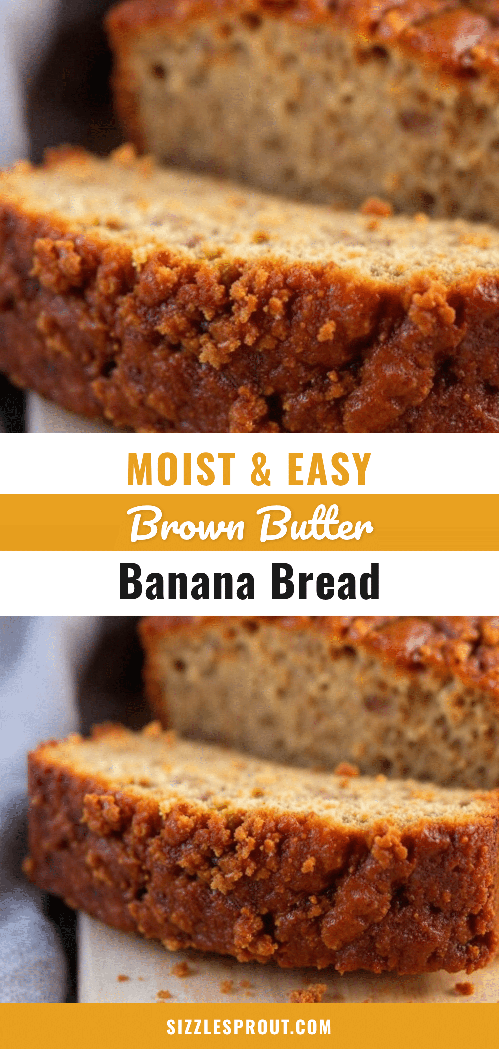 moist brown butter banana bread recipe