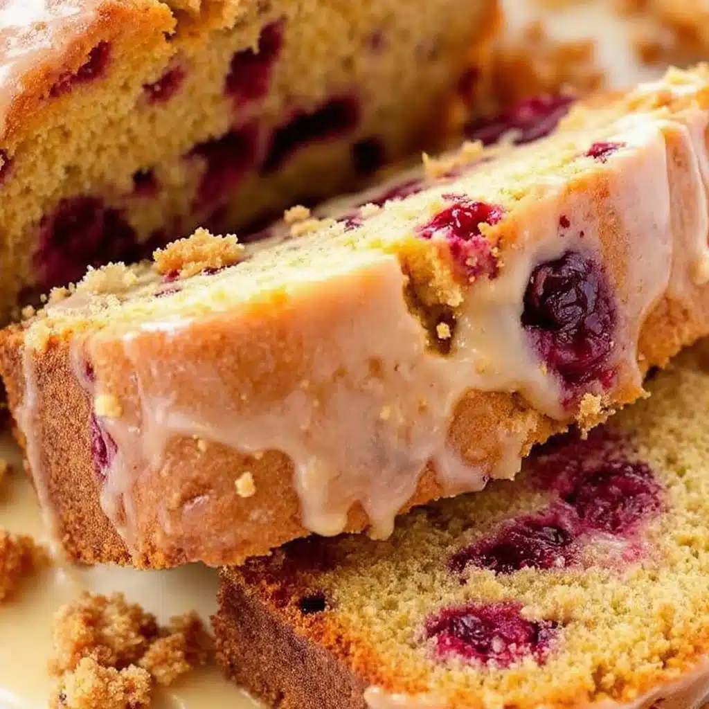 moist cranberry orange sweet bread - featured image