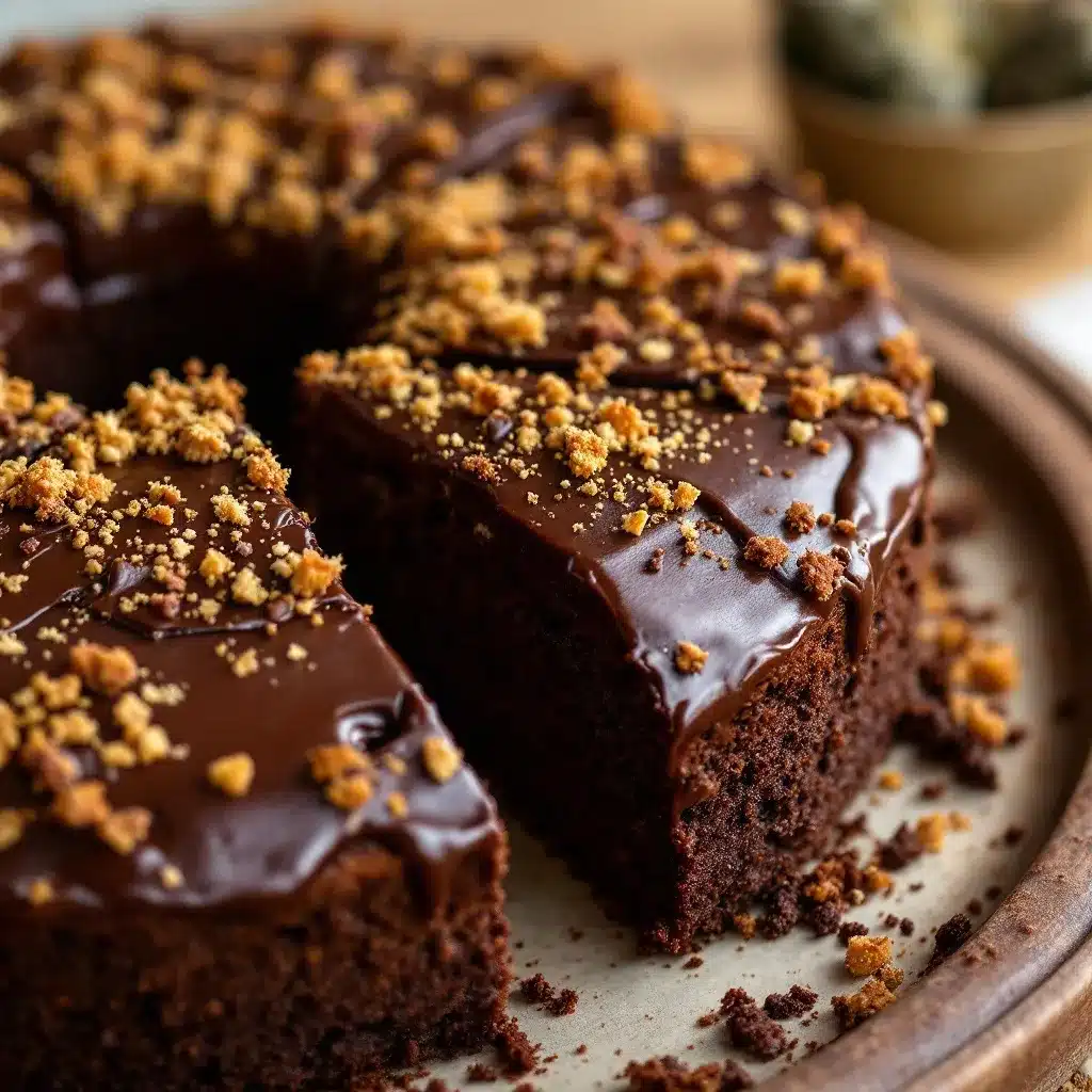 moody scorpio chocolate cake preparation steps