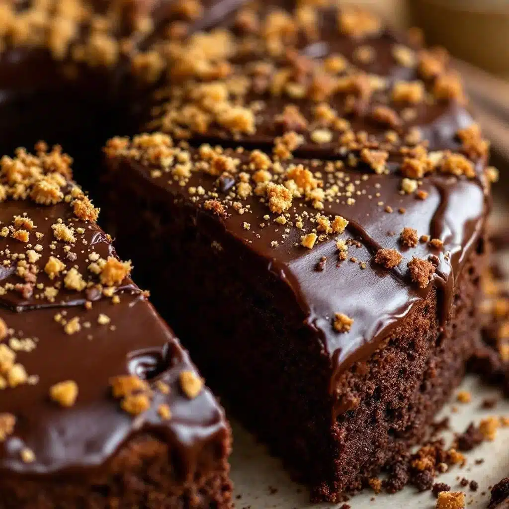 moody scorpio chocolate cake - featured image