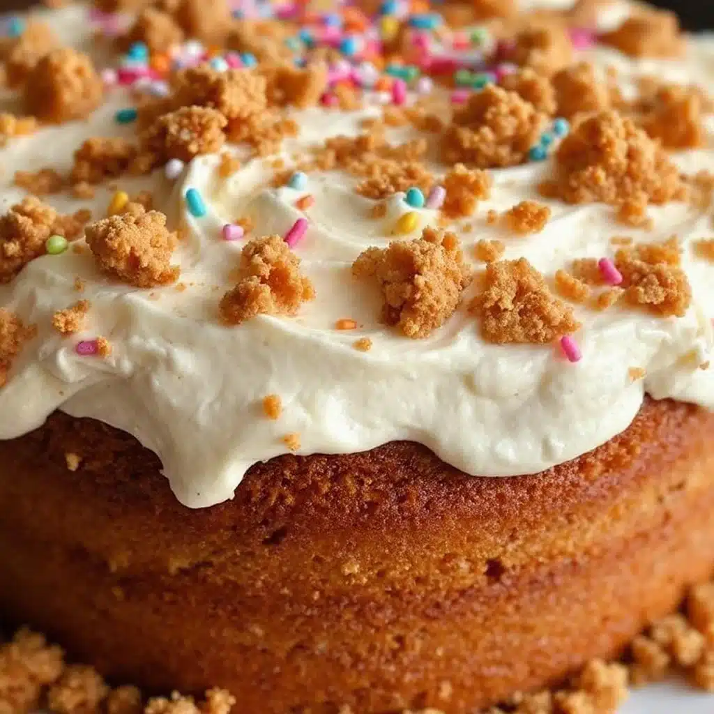 perfect classic birthday cake with sprinkle buttercream - featured image