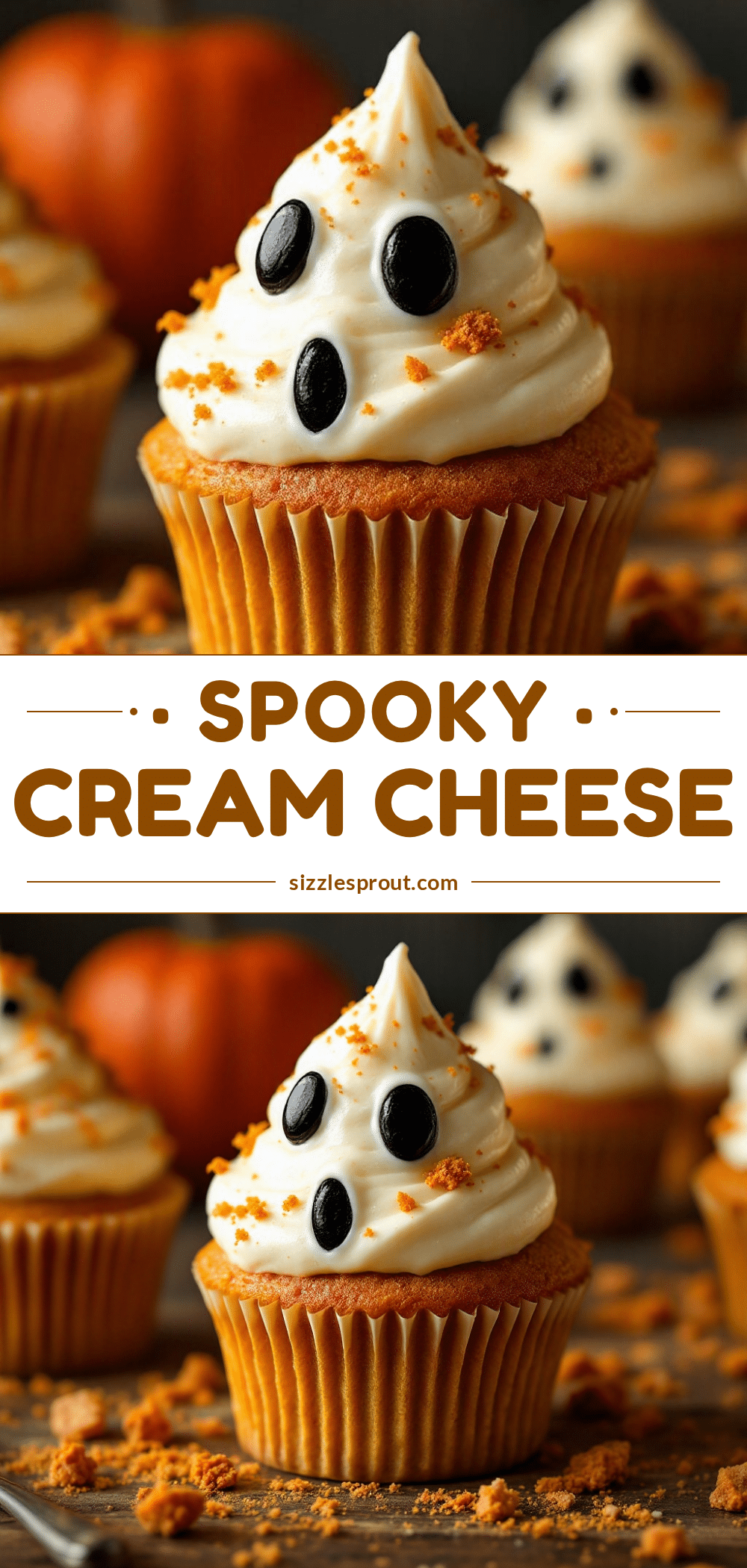 perfect pumpkin ghost cupcakes recipe