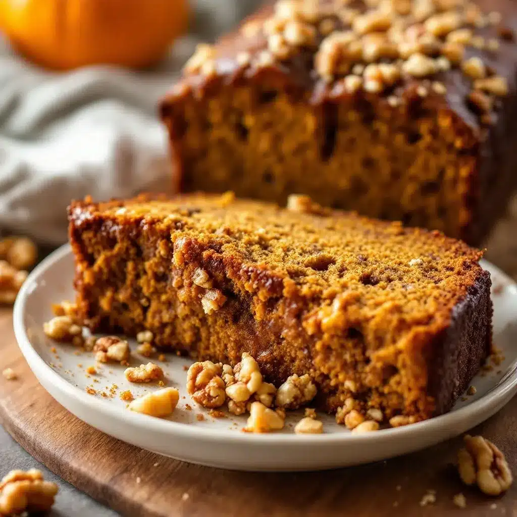 pumpkin banana walnut bread preparation steps
