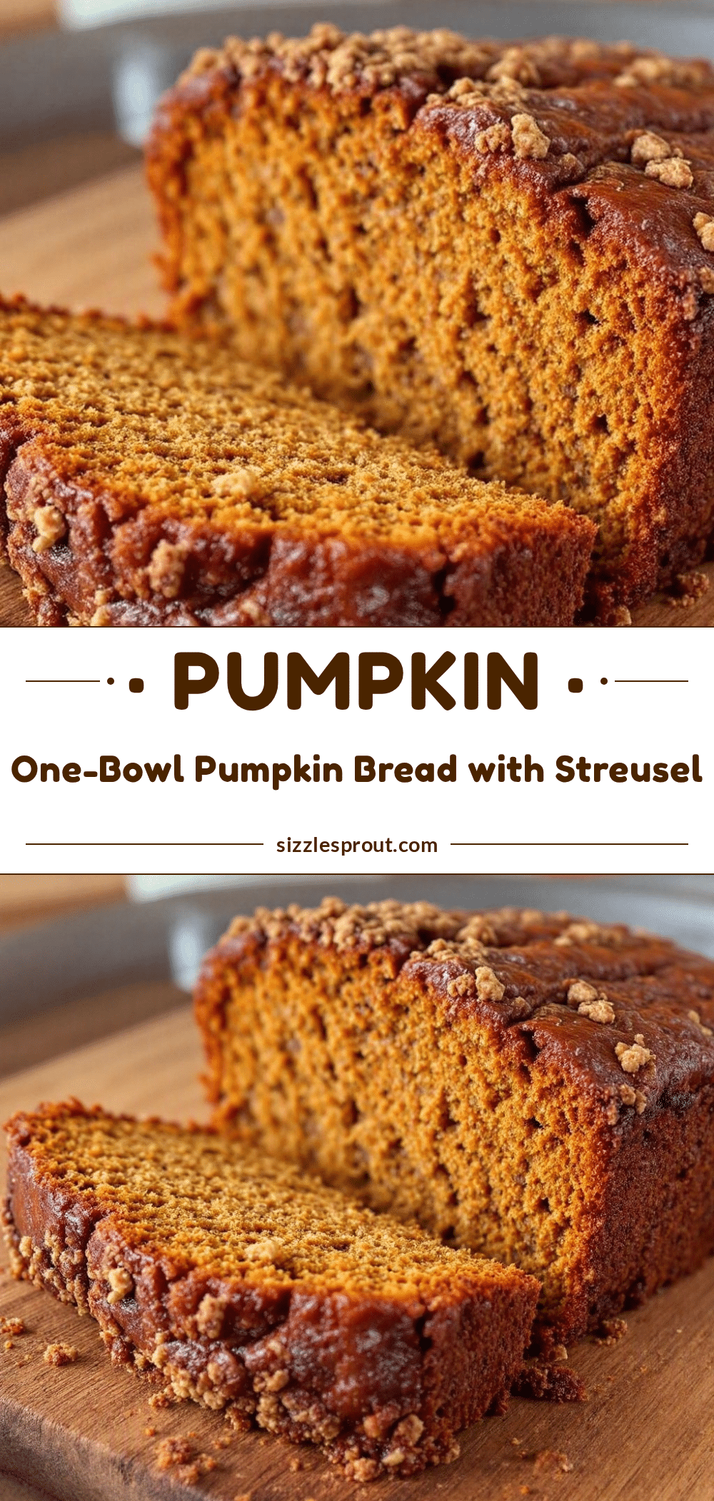 pumpkin bread with cinnamon streusel recipe