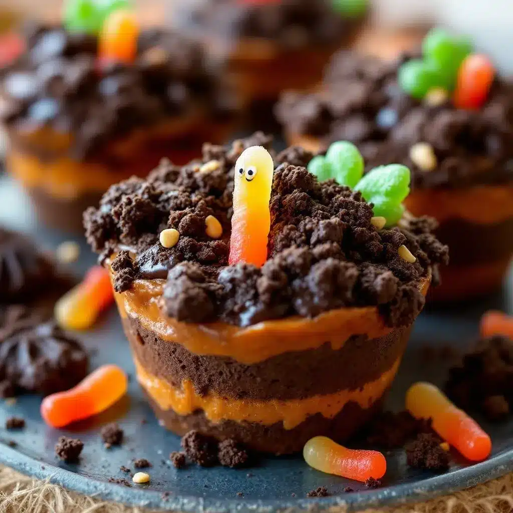 pumpkin patch dirt cups preparation steps